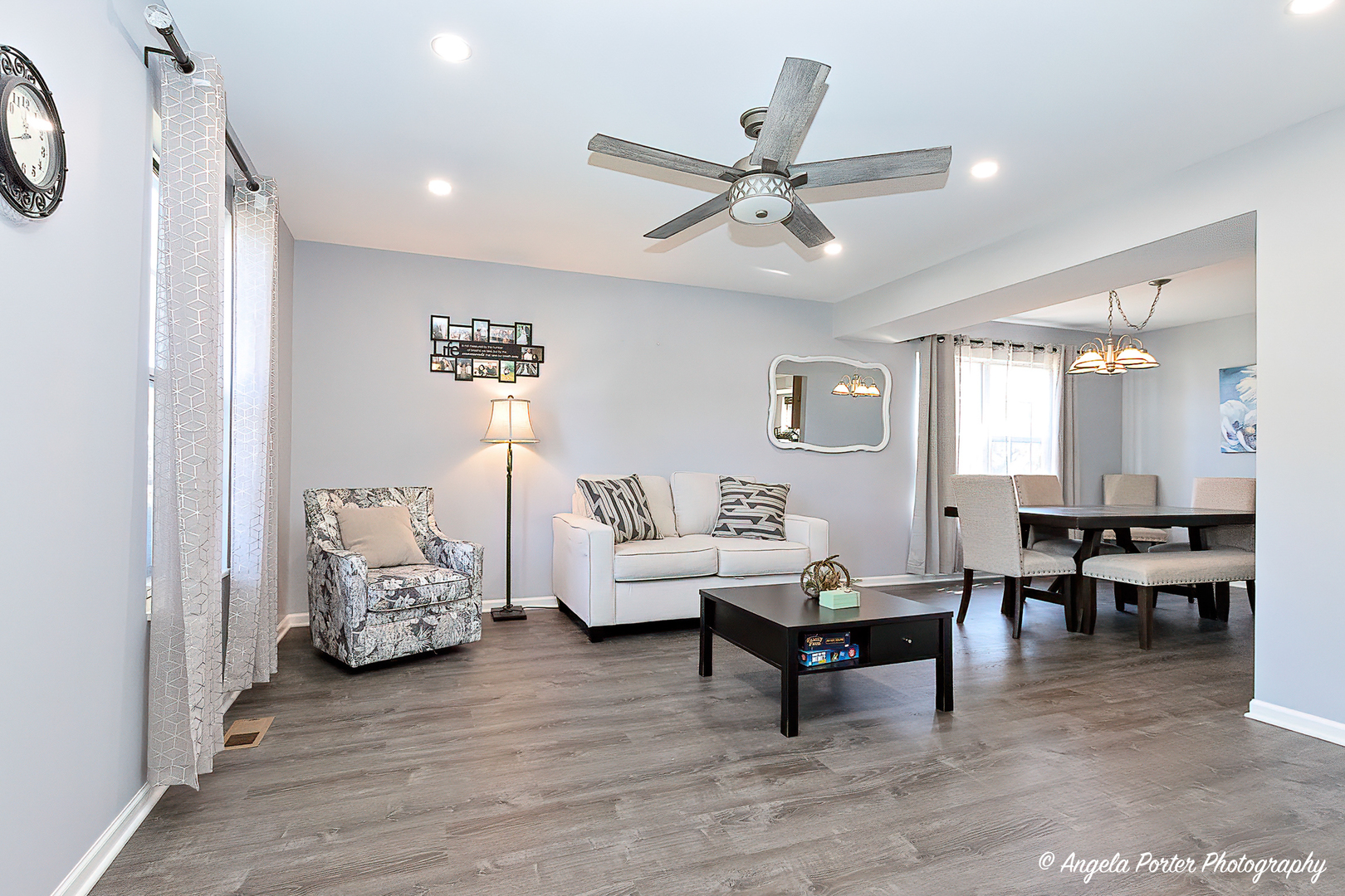 337 Claire Lane Cary, IL 60013 - Photo 12 of 35 a living room with furniture and a large window