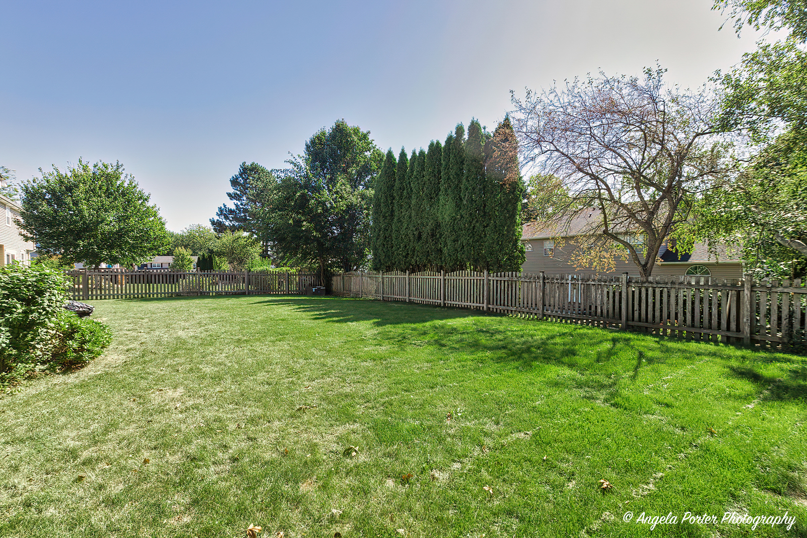 337 Claire Lane Cary, IL 60013 - Photo 34 of 35 a view of a yard with a trampoline