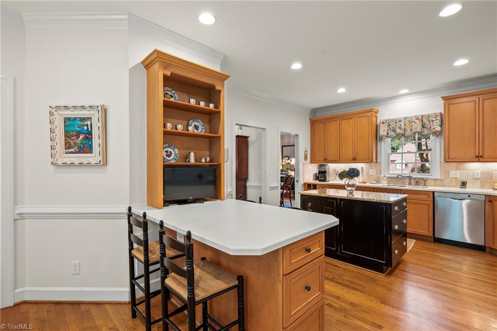 1457 Ridgemere Lane Winston-Salem, NC 27106 - Photo 8 of 39 The kitchen has some built ins as well.