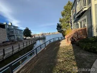 a view of a balcony with an outdoor space