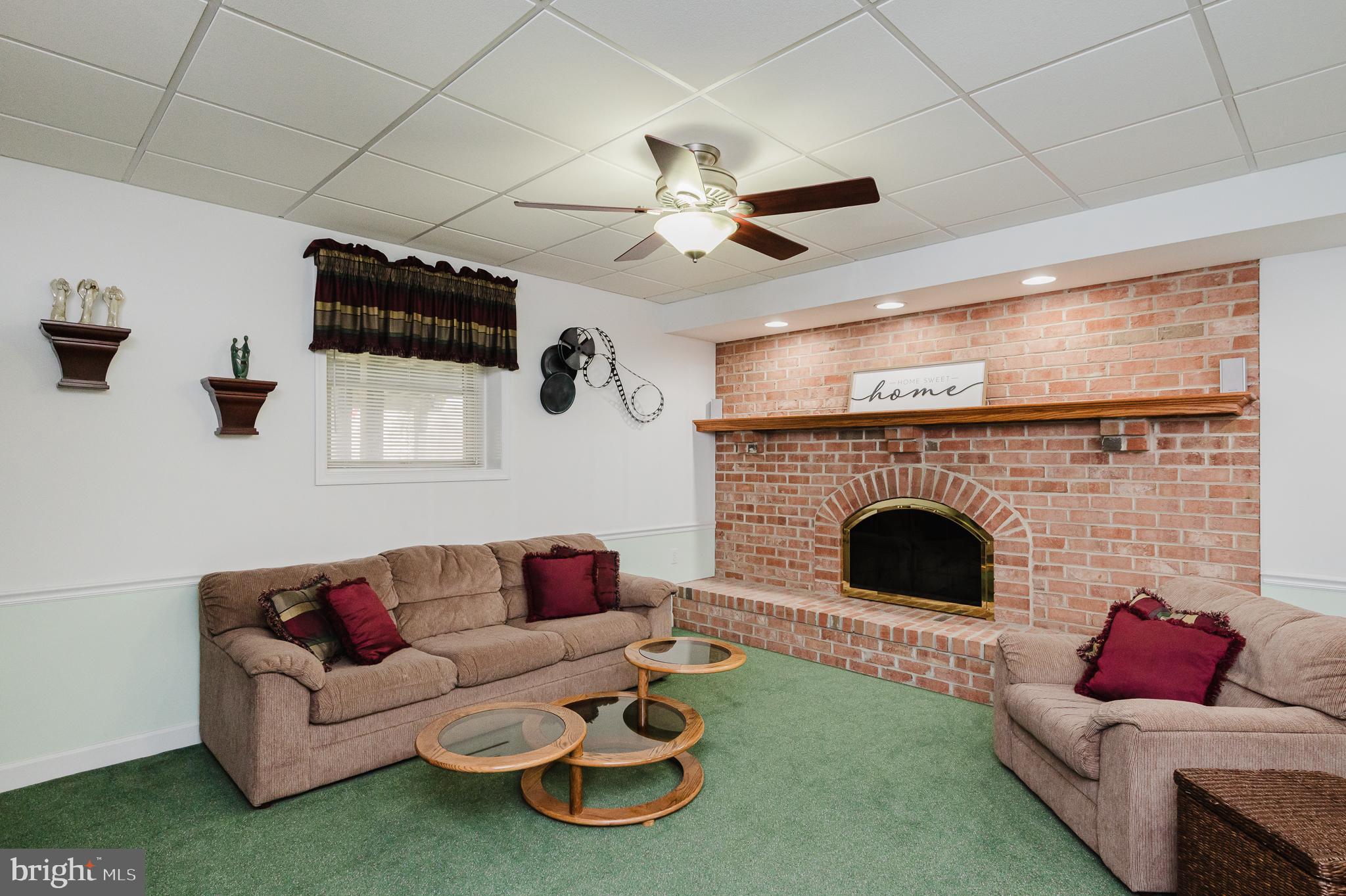 2925 Baldwin Mill Road Baldwin, MD 21013 - Photo 16 of 51 LL Media Rm w/Fireplace