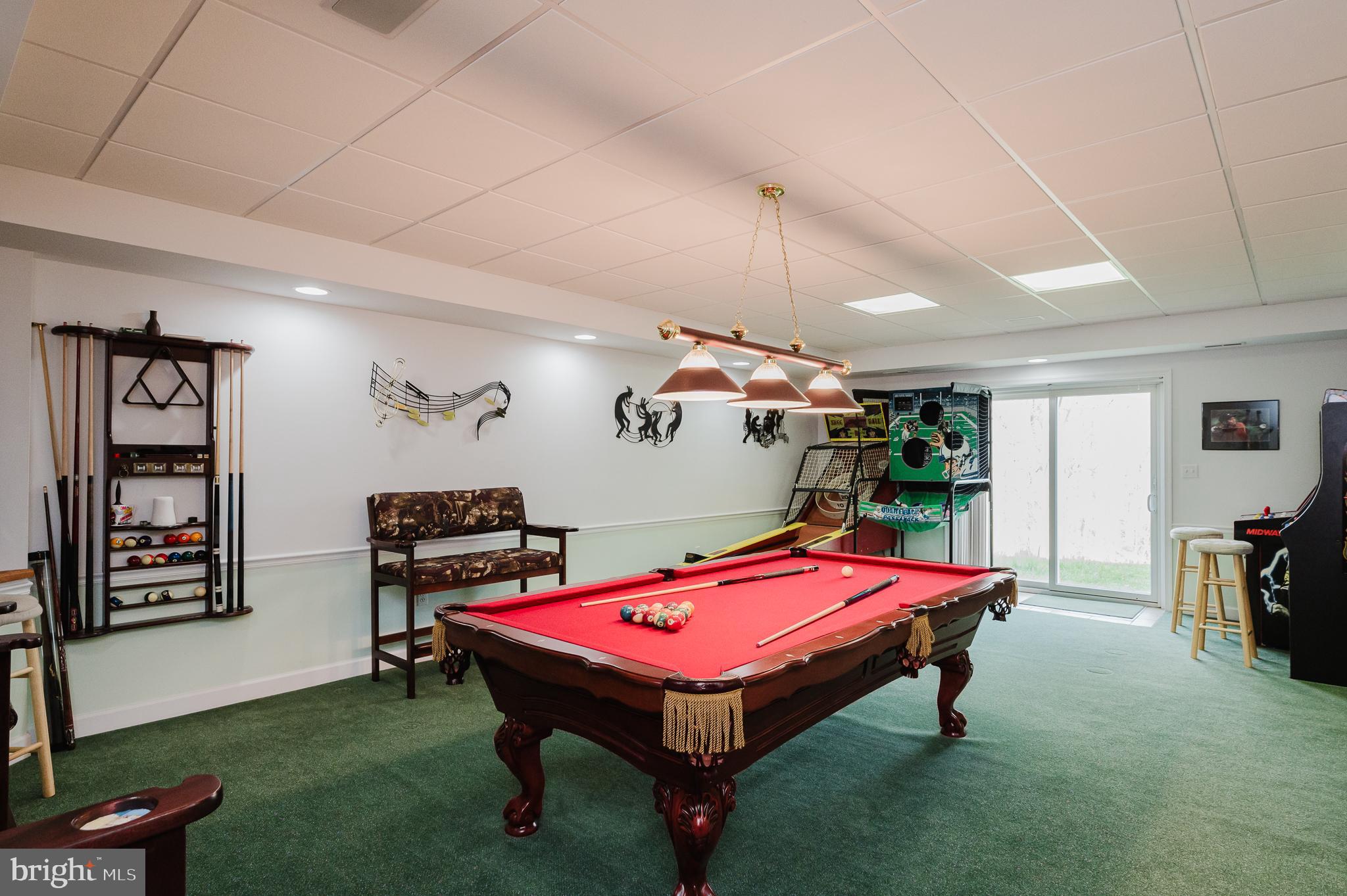 2925 Baldwin Mill Road Baldwin, MD 21013 - Photo 20 of 51 LL Rec Room w/Pool Table & walk-out