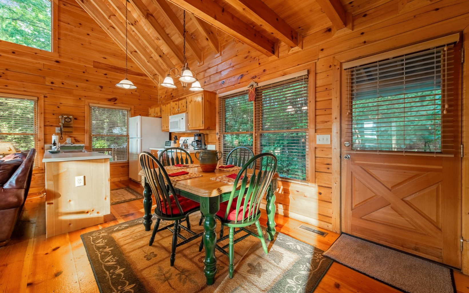 29 Maggie Chapman Road Blue Ridge, GA 30513 - Photo 13 of 40 a view of a dining room with furniture window and outside view