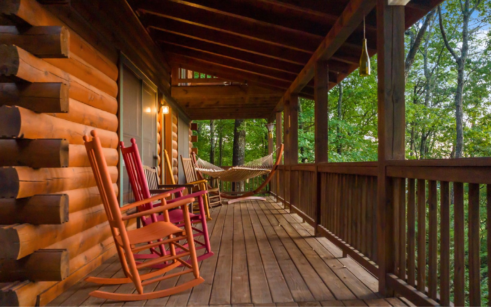 29 Maggie Chapman Road Blue Ridge, GA 30513 - Photo 32 of 40 a balcony with wooden floor