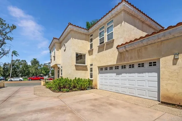 a view of building with street
