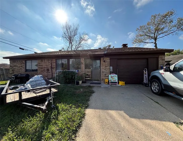 a view of a car garage