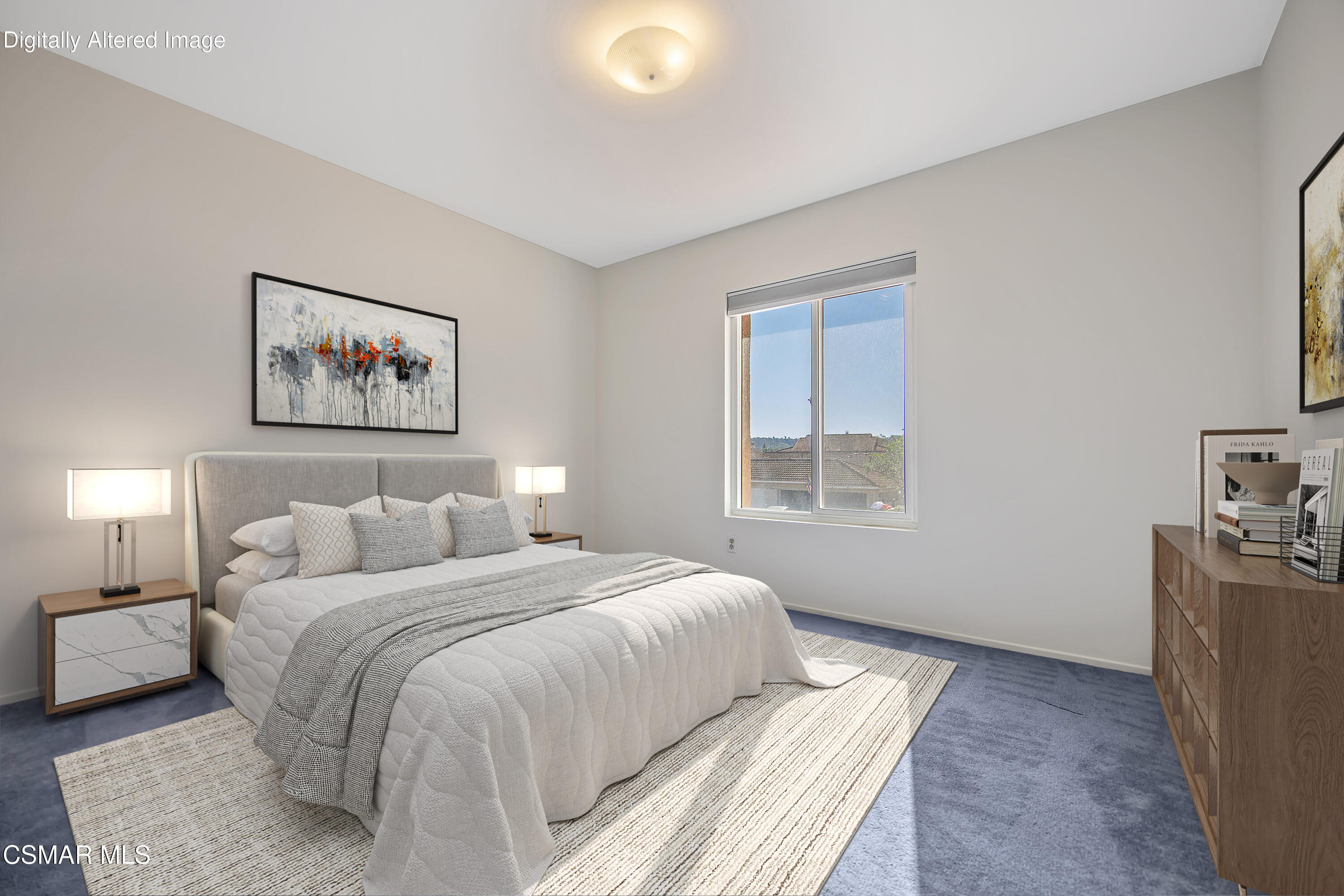 11833 Nightingale Street Moorpark, CA 93021 - Photo 30 of 46 a bedroom with a bed and a couch