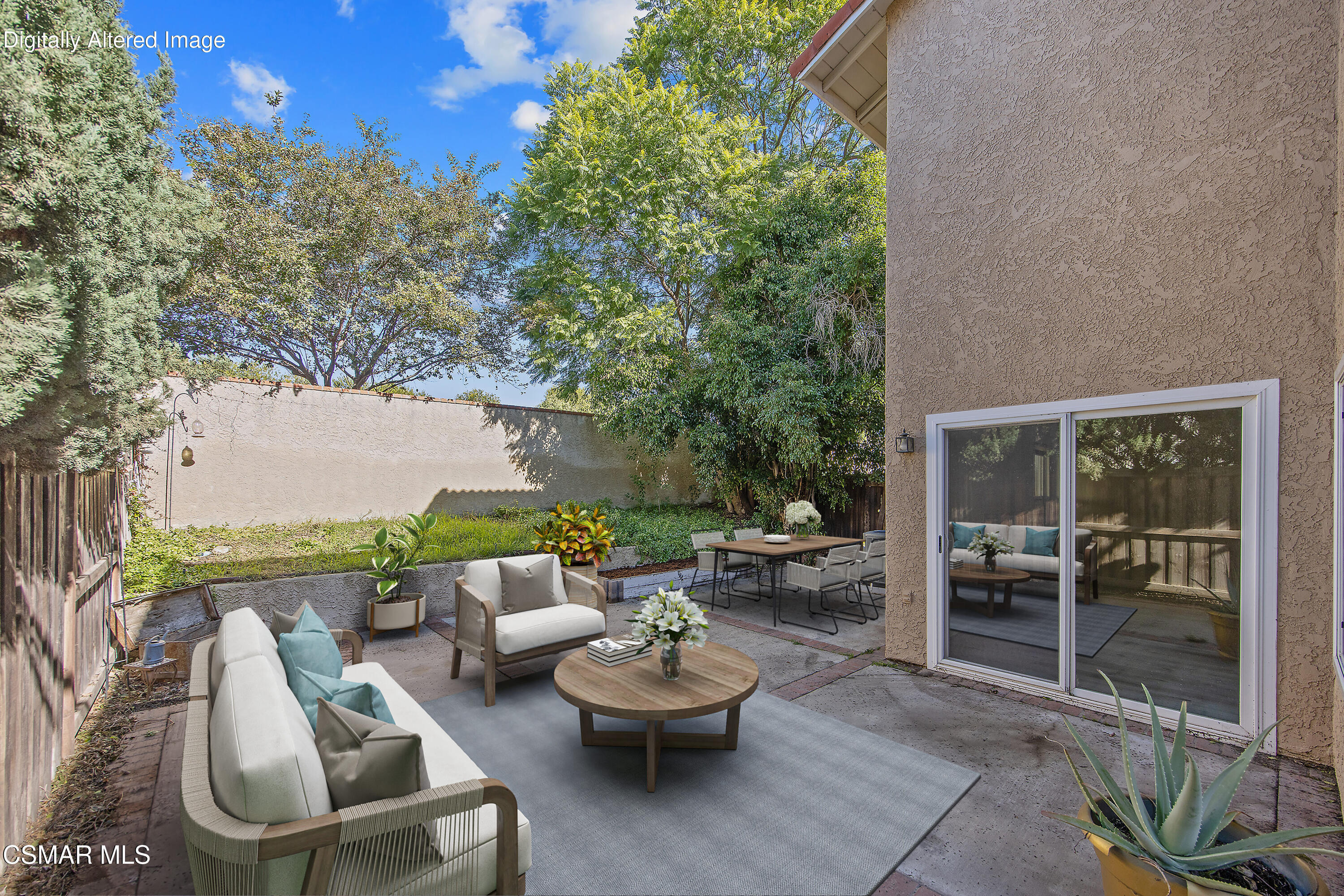 11833 Nightingale Street Moorpark, CA 93021 - Photo 34 of 46 a backyard of a house with outdoor seating