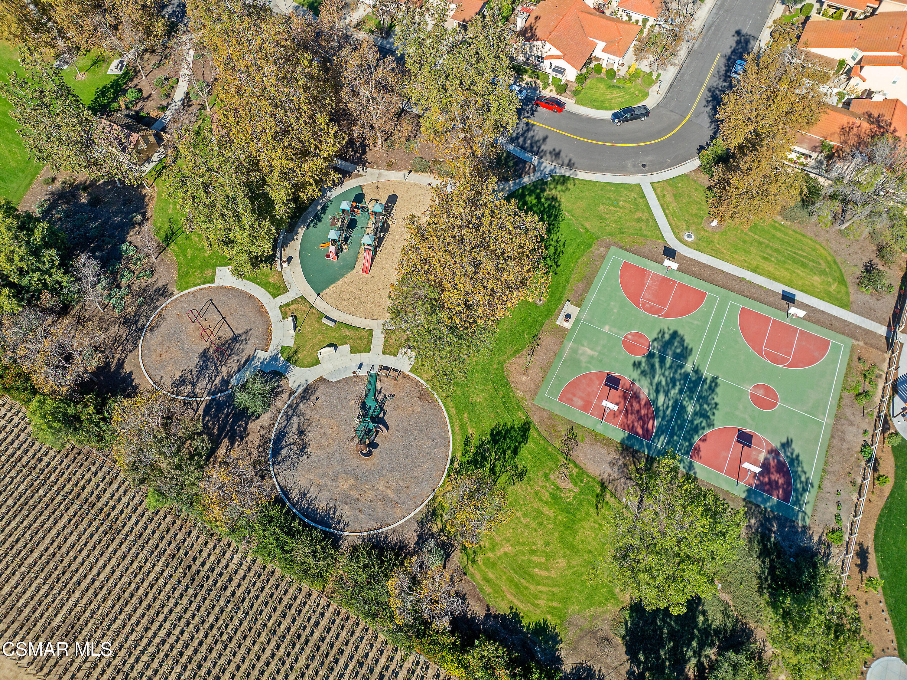 11833 Nightingale Street Moorpark, CA 93021 - Photo 45 of 46 an aerial view of a house