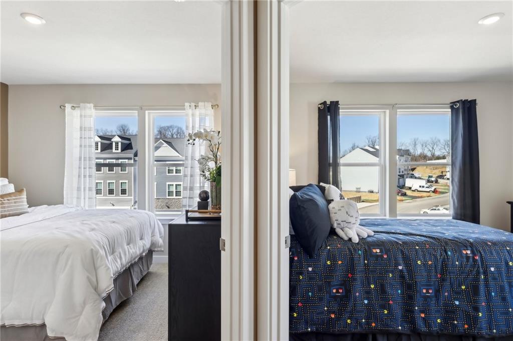 134 River Ridge Drive Coraopolis, PA 15108 - Photo 16 of 22 a bedroom with a bed and a large window