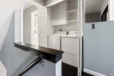 a view of a hallway with a elevator