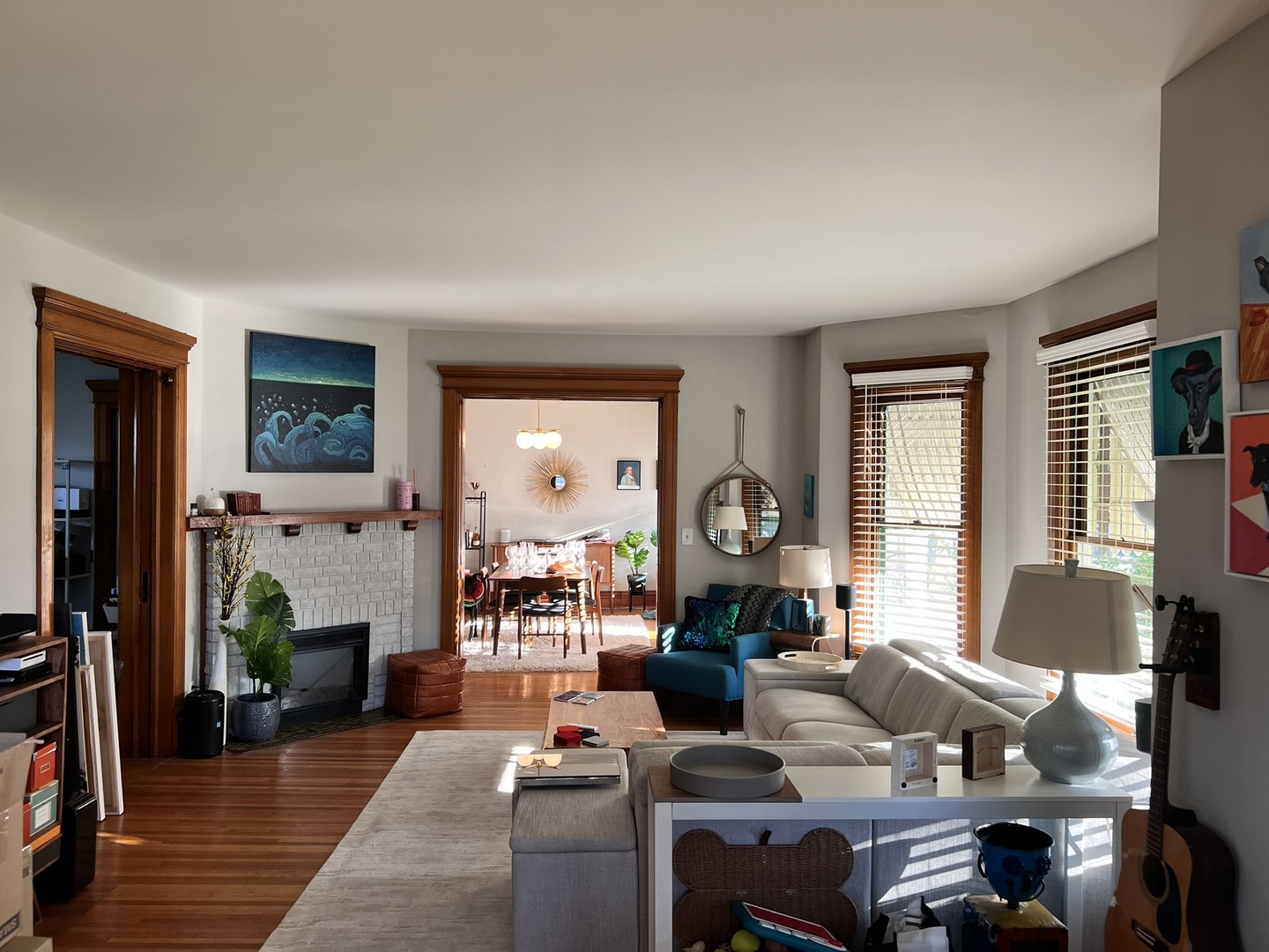 24021 Chicago Street Plainfield, IL 60544 - Photo 35 of 41 a living room with furniture fireplace and a window