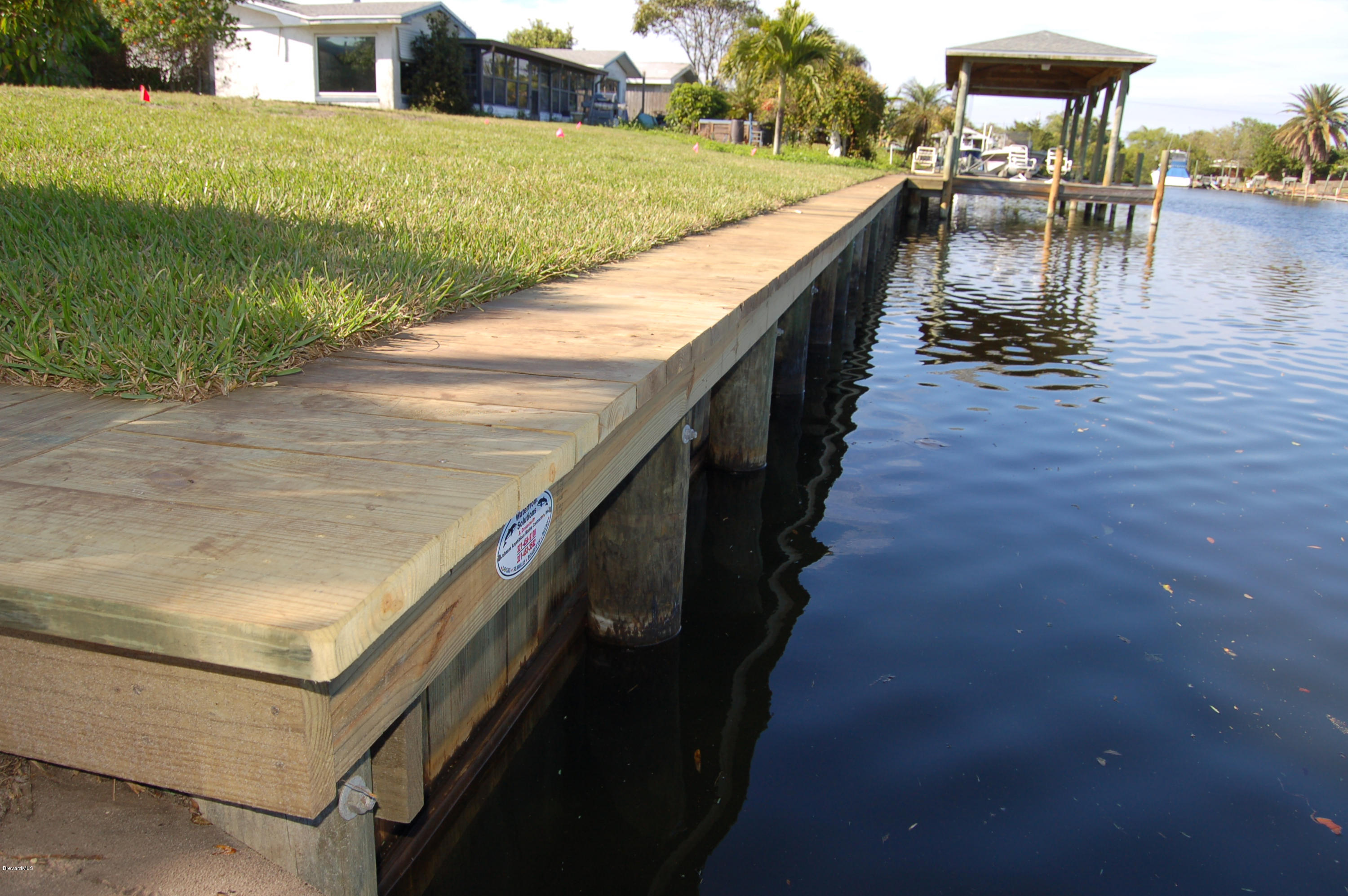 113 La Riviere Road Cocoa Beach, FL 32931 - Photo 3 of 32 New Sea Wall...!