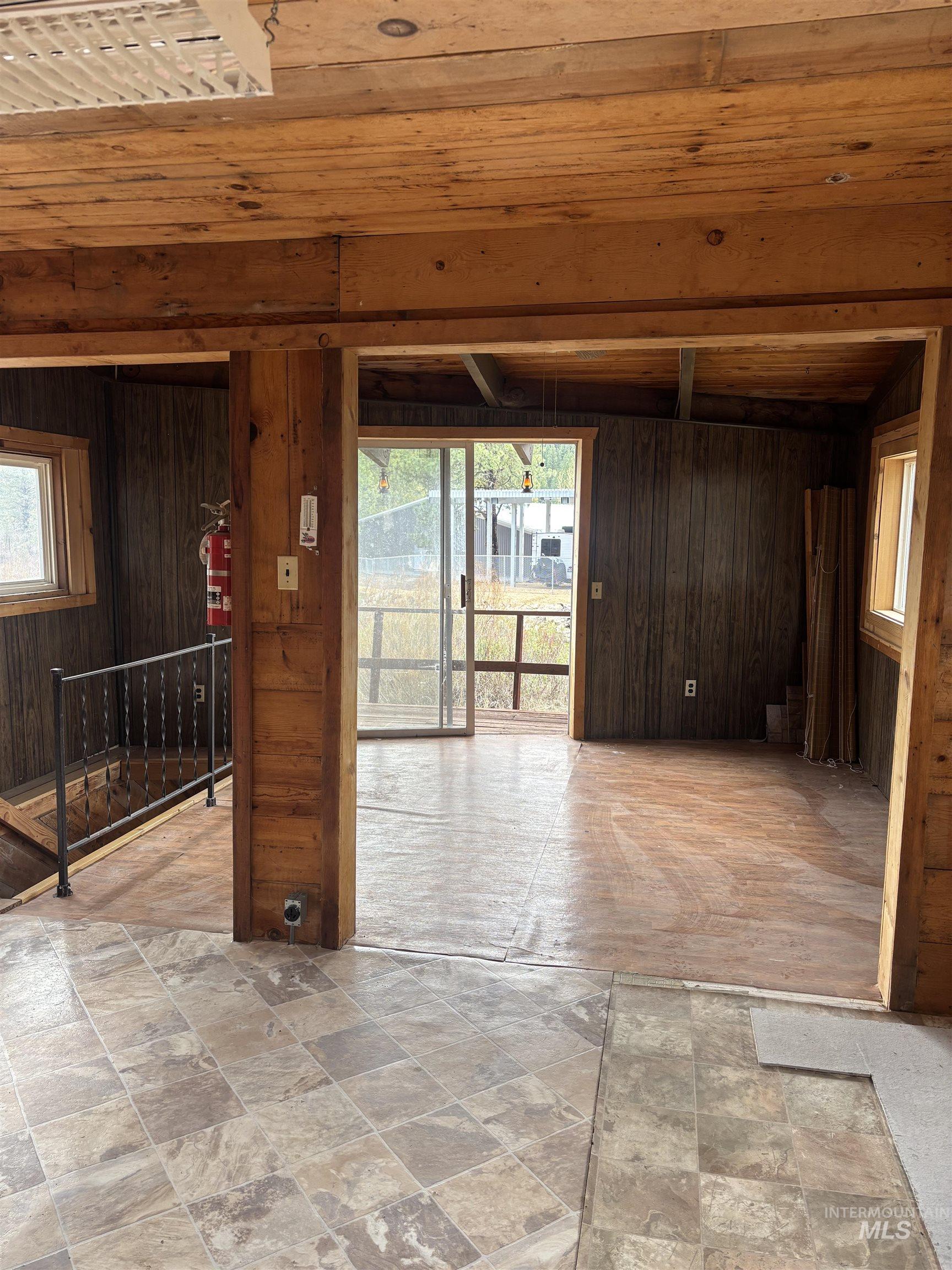 29 McIntyre Gulch Road Boise, ID 83716 - Photo 18 of 50 Interior space featuring wood-paneled walls and ceilings