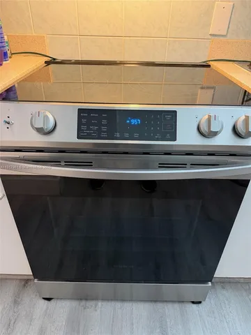 a close view of stove