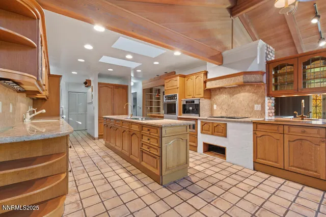 a view of a golf course with a lake