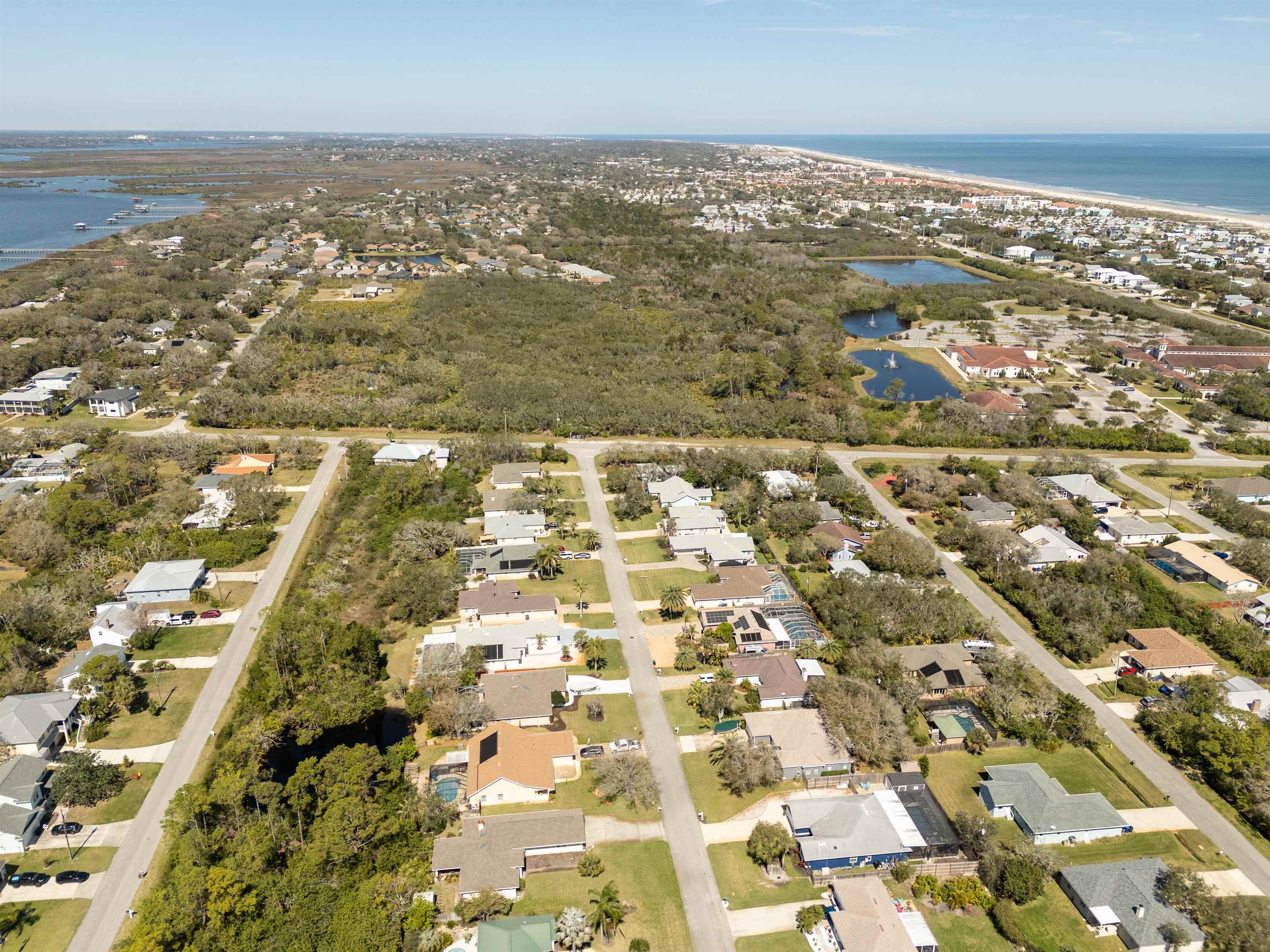 5324 5th Street St. Augustine, FL 32080 - Photo 16 of 45 an aerial view of residential houses with outdoor space