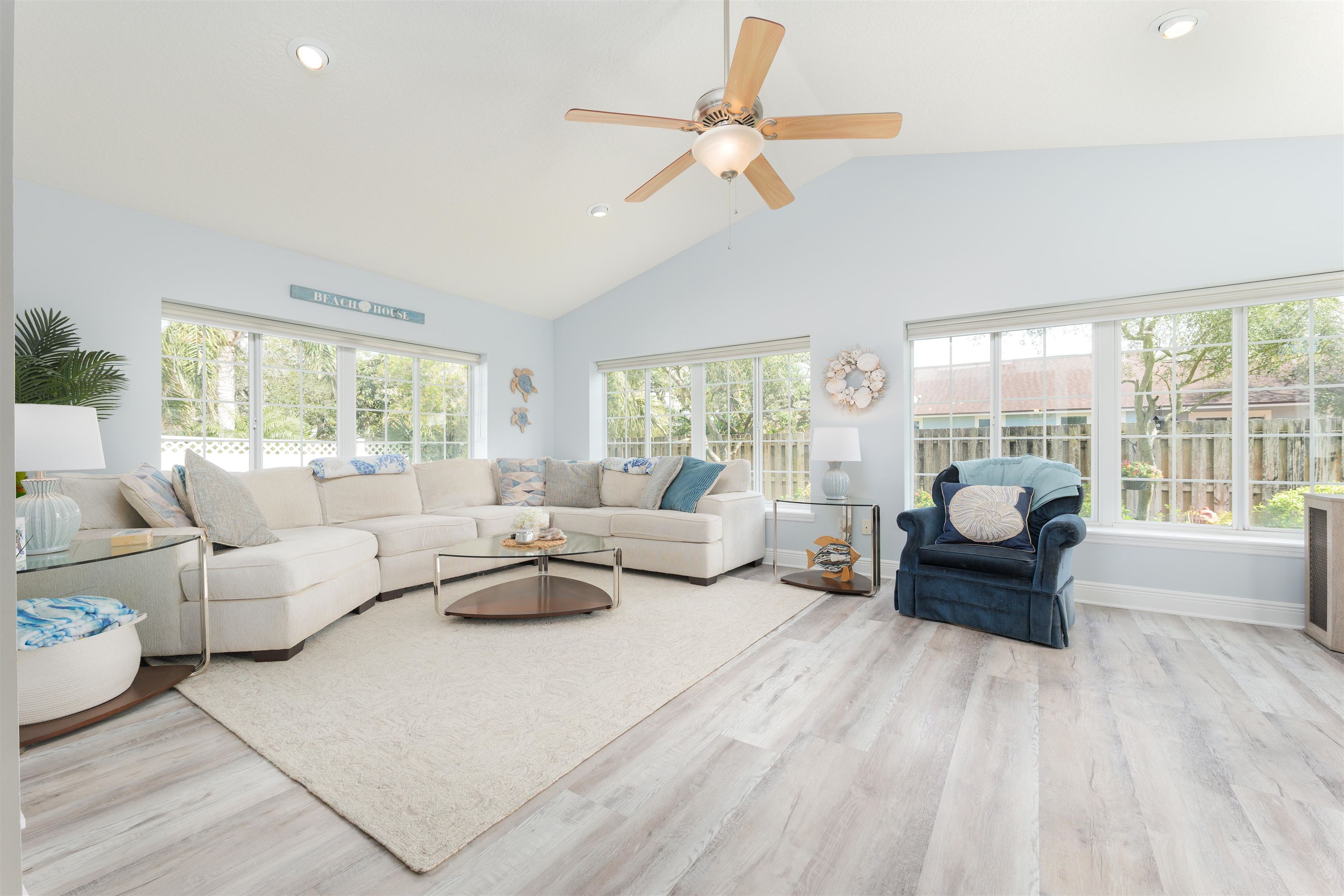 5324 5th Street St. Augustine, FL 32080 - Photo 5 of 45 a living room with furniture and a large window