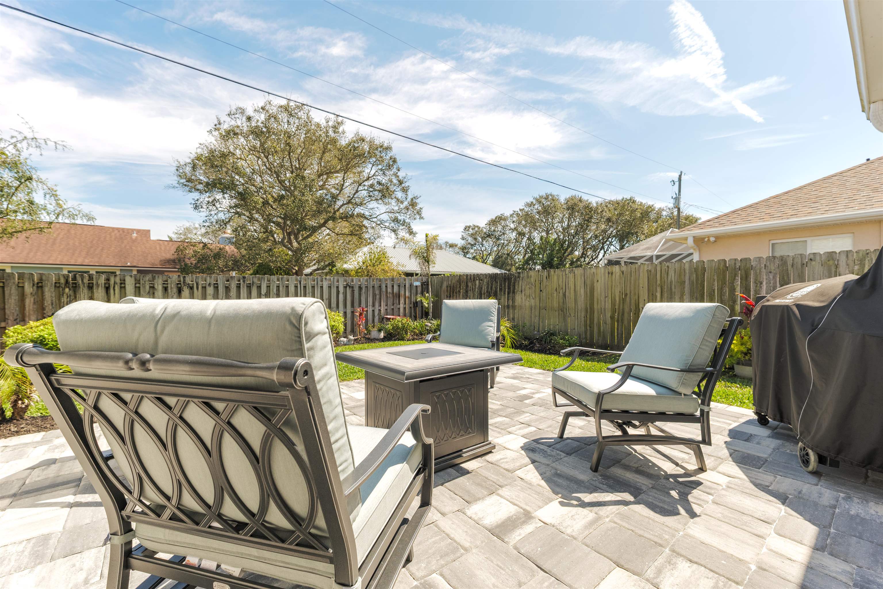 5324 5th Street St. Augustine, FL 32080 - Photo 6 of 45 a view of a patio in the backyard