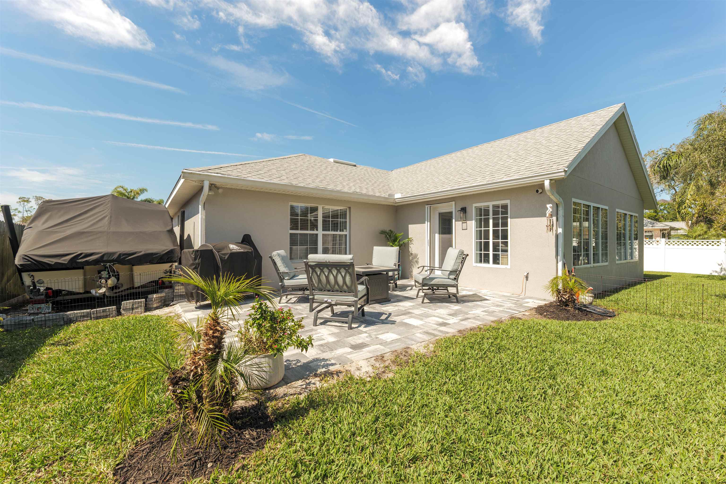 5324 5th Street St. Augustine, FL 32080 - Photo 7 of 45 a view of a house with backyard porch and sitting area