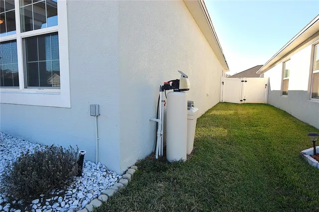 a view of a house with a lake view