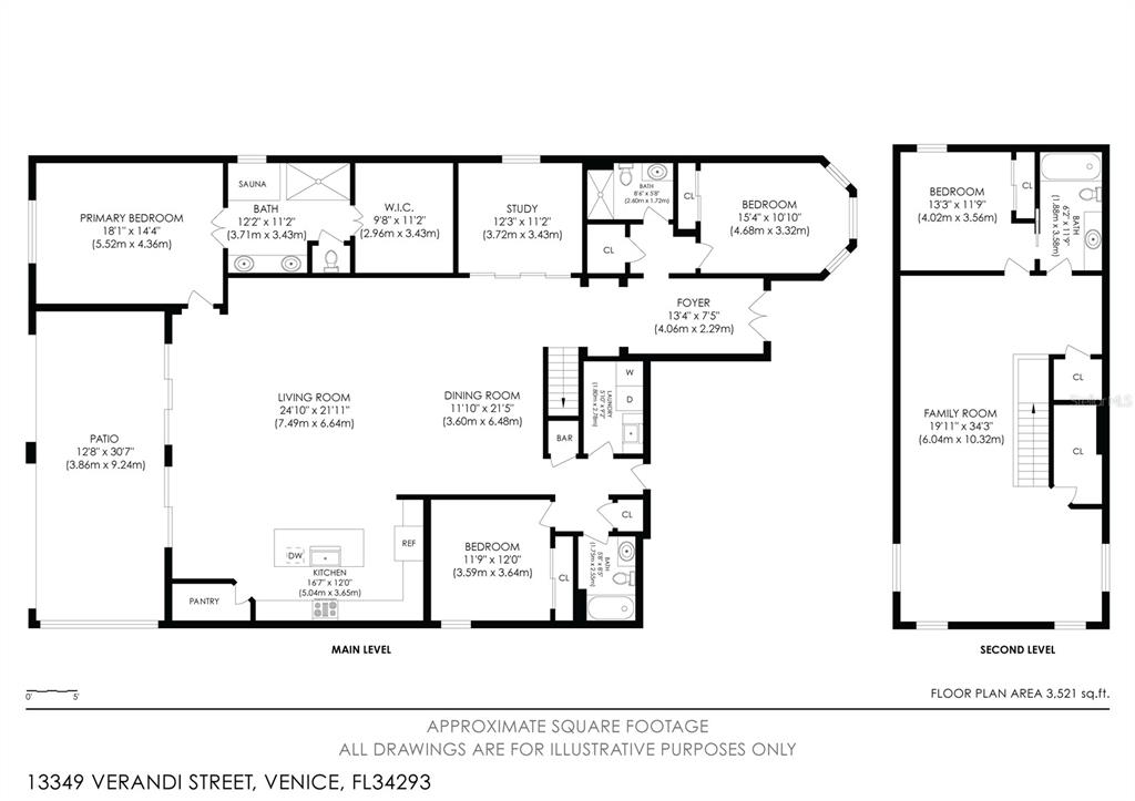 13349 Verandi Street Venice, FL 34293 - Photo 56 of 76 a black and white photo of a open area