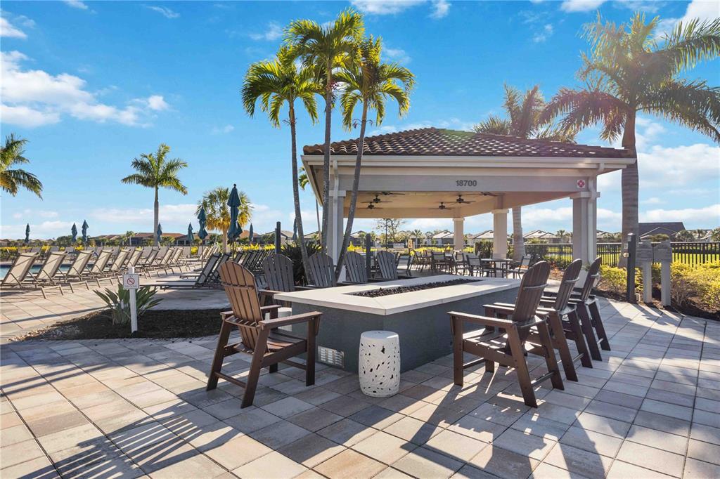 13349 Verandi Street Venice, FL 34293 - Photo 76 of 76 a view of a patio with a table and chairs