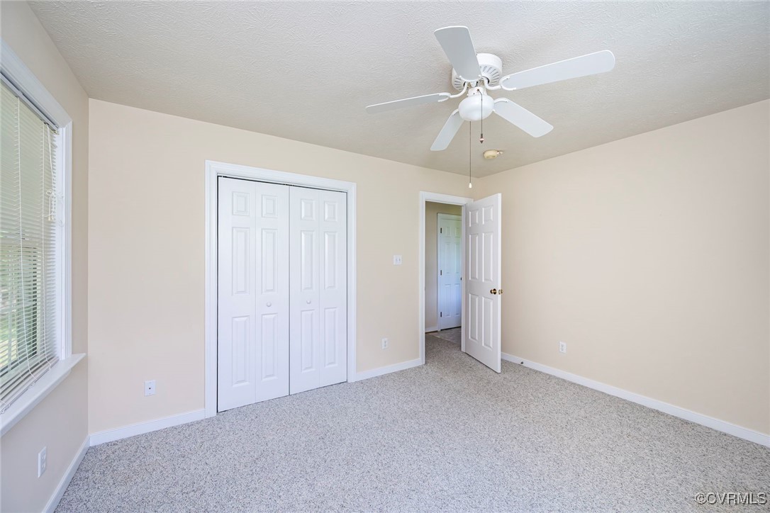 13819 Bluff Ridge Drive Chesterfield, VA 23838 - Photo 30 of 45 1st Floor Bedroom 2 with nice size closet