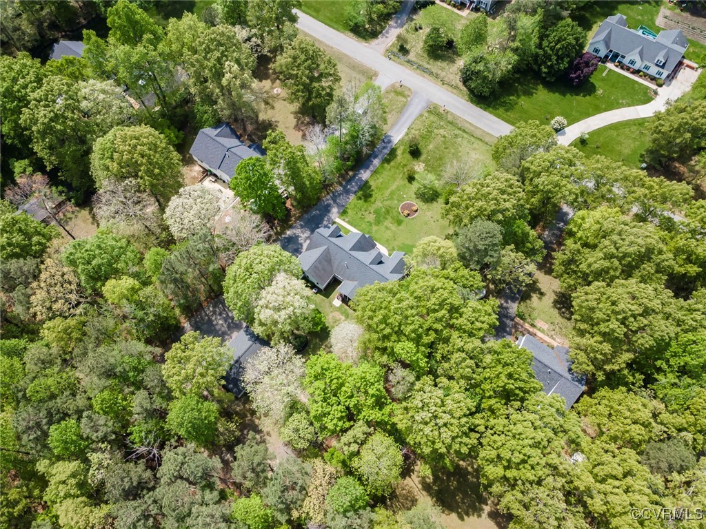13819 Bluff Ridge Drive Chesterfield, VA 23838 - Photo 43 of 45 Bird's eye view of home looking from above