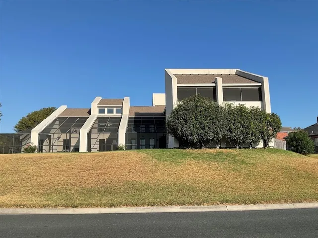 a view of a building with a outdoor space