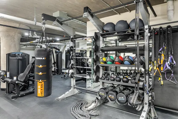a view of gym