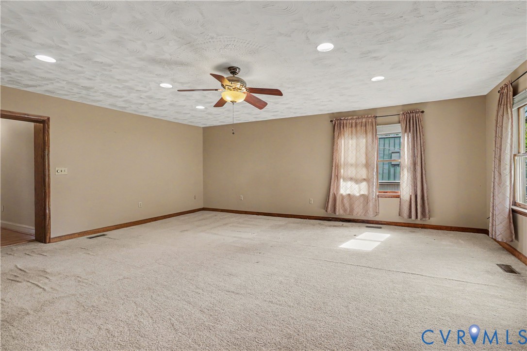4803 Coleman Road Richmond, VA 23230 - Photo 19 of 54 Recessed lighting, ceiling fan, and multiple windo