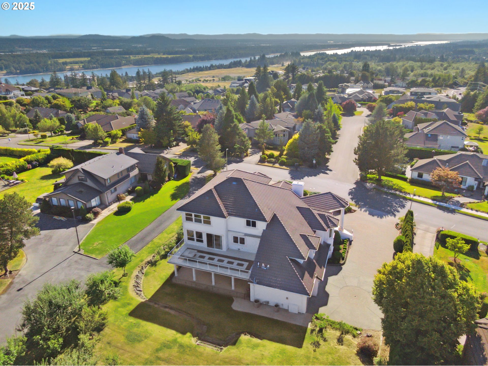 1650 Northwest Deerfern Street Camas, WA 98607 - Photo 32 of 47 an aerial view of residential houses with outdoor space
