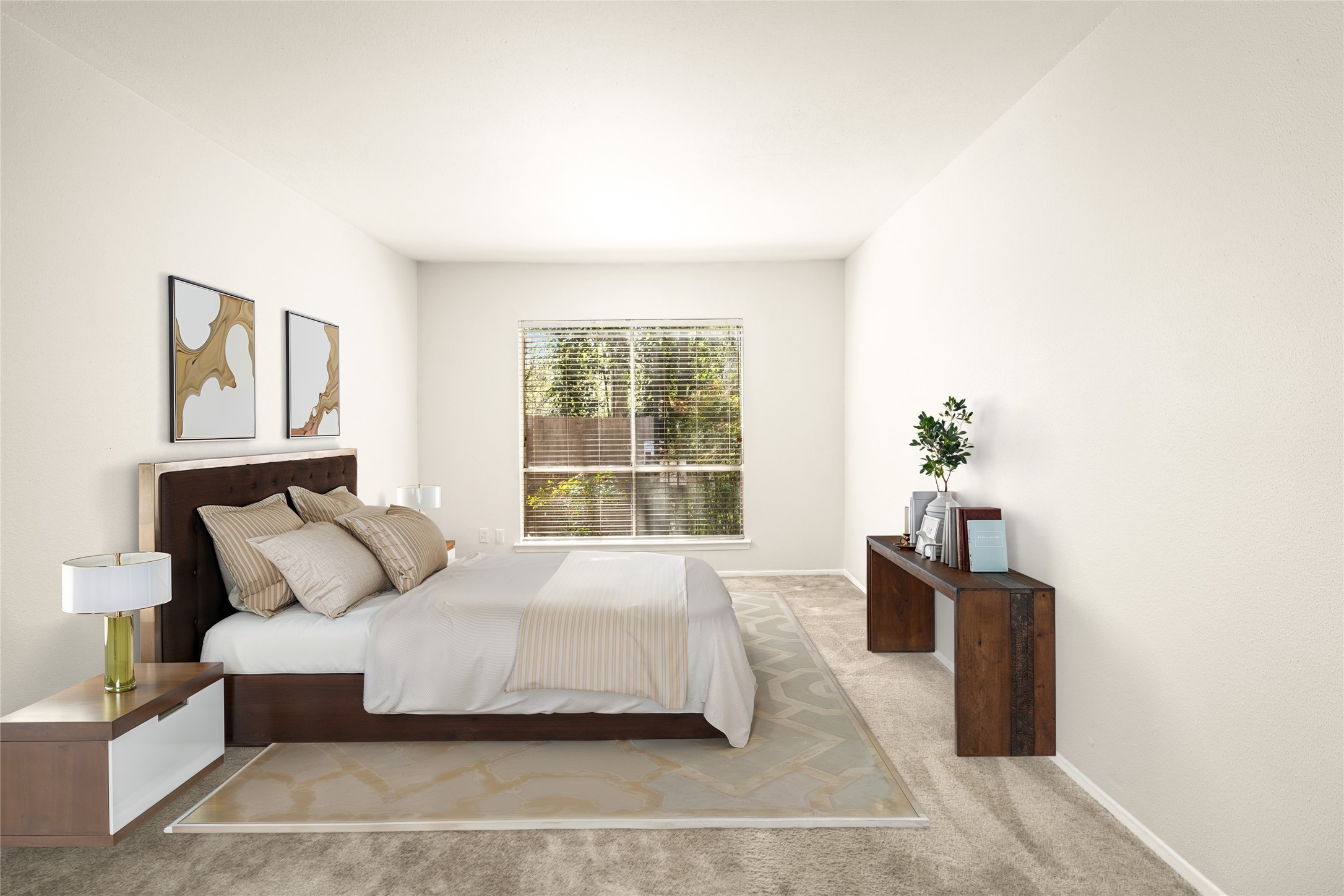 2238 South Piney Point Road, Unit 102 Houston, TX 77063 - Photo 11 of 20 a spacious bedroom with a bed and a window