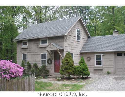 685 Hulls Hill Road Southbury, CT 06488 - Photo 1 of 1 Exterior Front. CHARMING COTTAGE WITH WINDOW BOXES AND FLOWERS ON OPNE LEVEL LOT WITH FENCING AND GATE FOR PRIVACY.