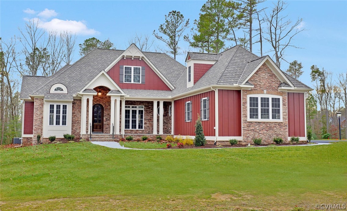 9201 Barrows Ridge Court Chesterfield, VA 23838 - Photo 1 of 35 a front view of a house with a yard