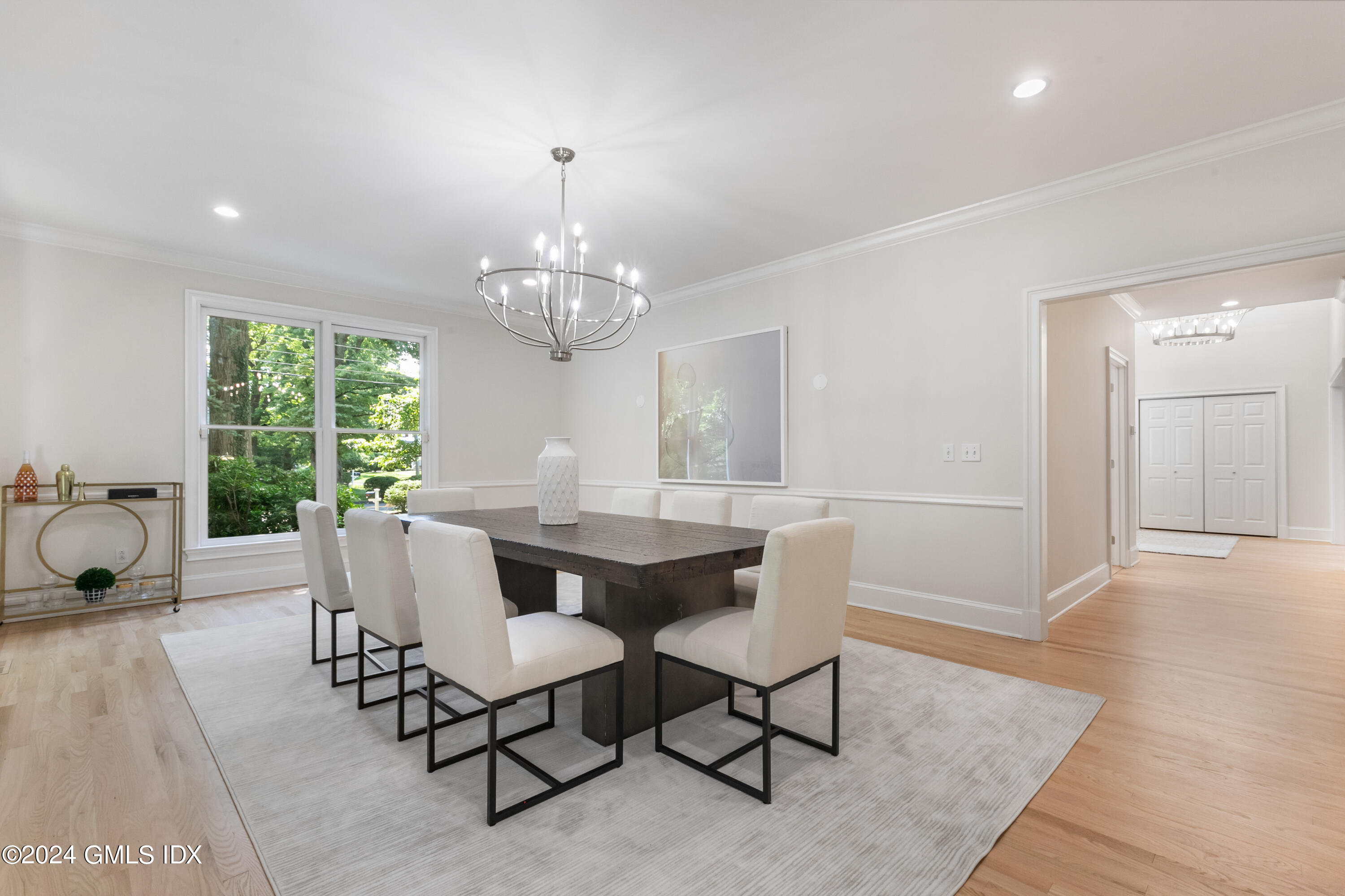 107 Summit Road Riverside, CT 06878 - Photo 14 of 47 a view of a dining room with furniture window and outside view