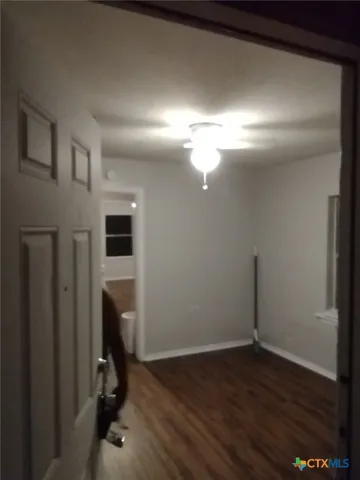 a view of a livingroom with a hardwood