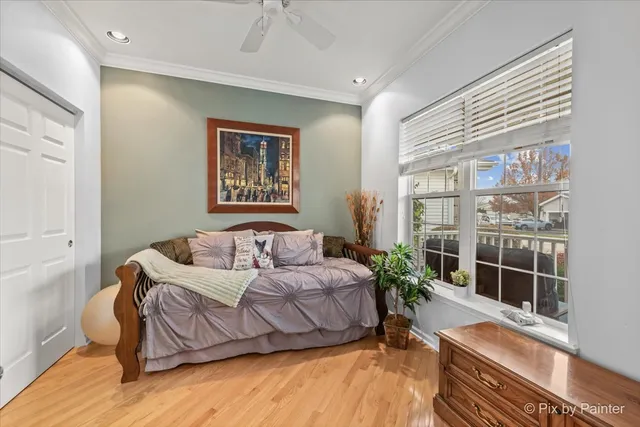 a view of room with window and hallway