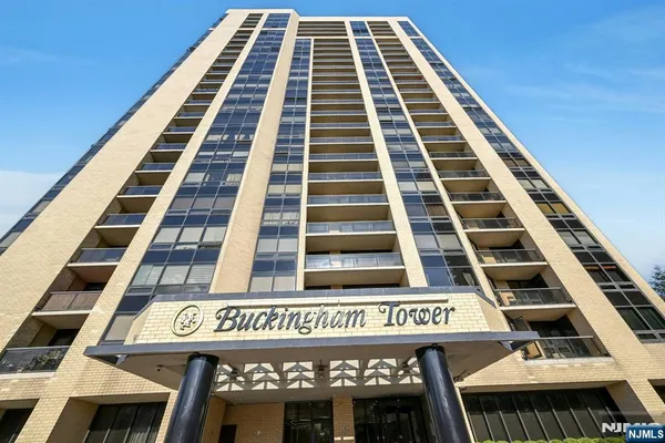 a front view of a building