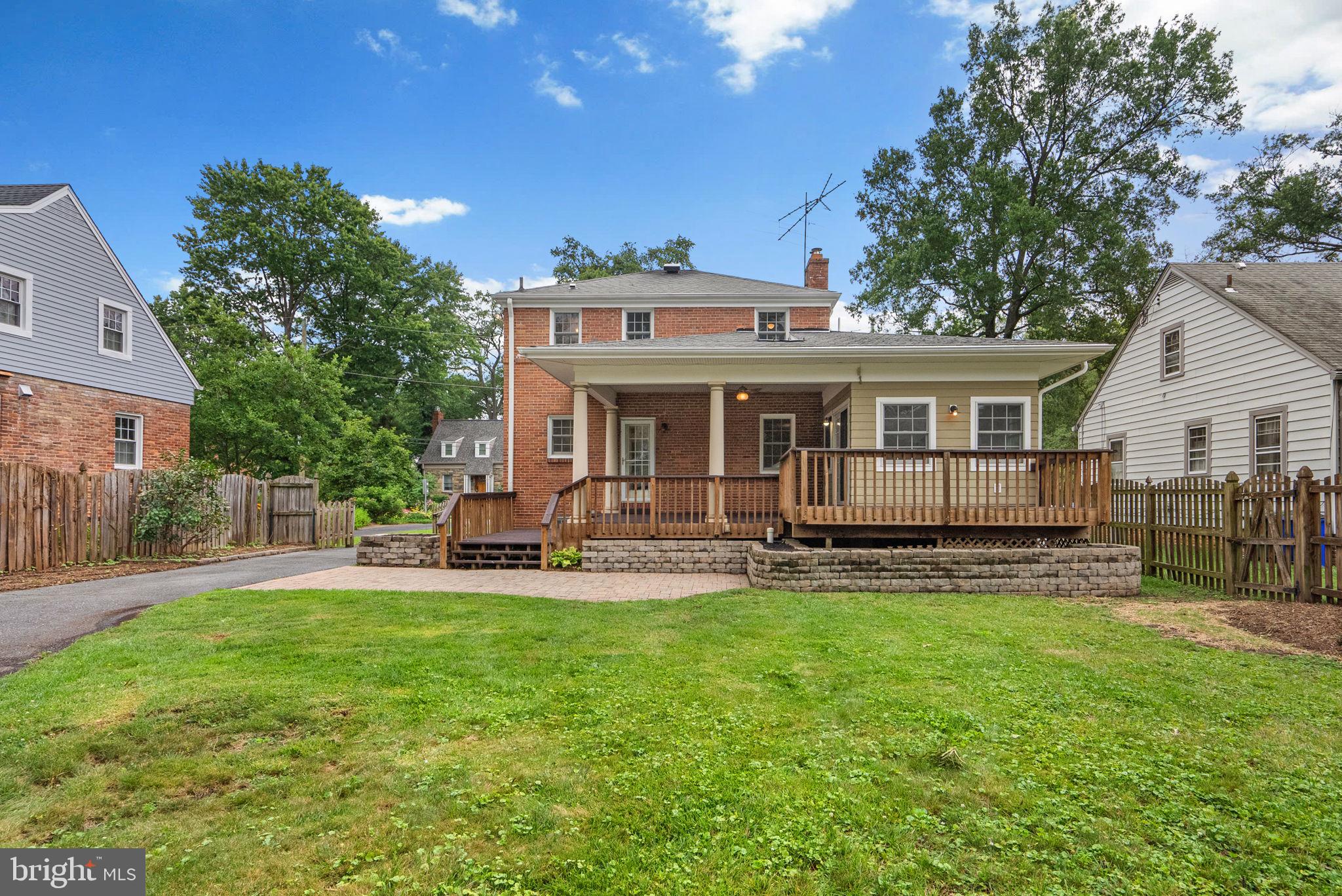 4615 Drexel Road College Park, MD 20740 - Photo 43 of 48 Rear View from Property Line