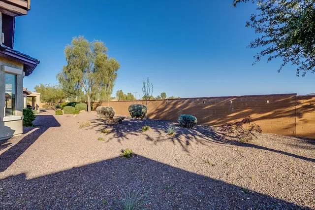 a view of a lake with a big yard