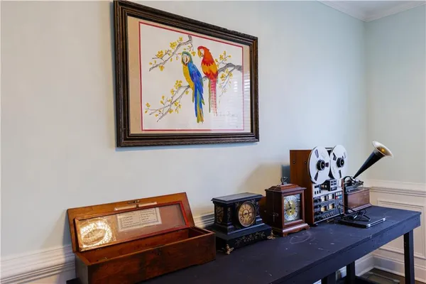 a view of a workspace with furniture