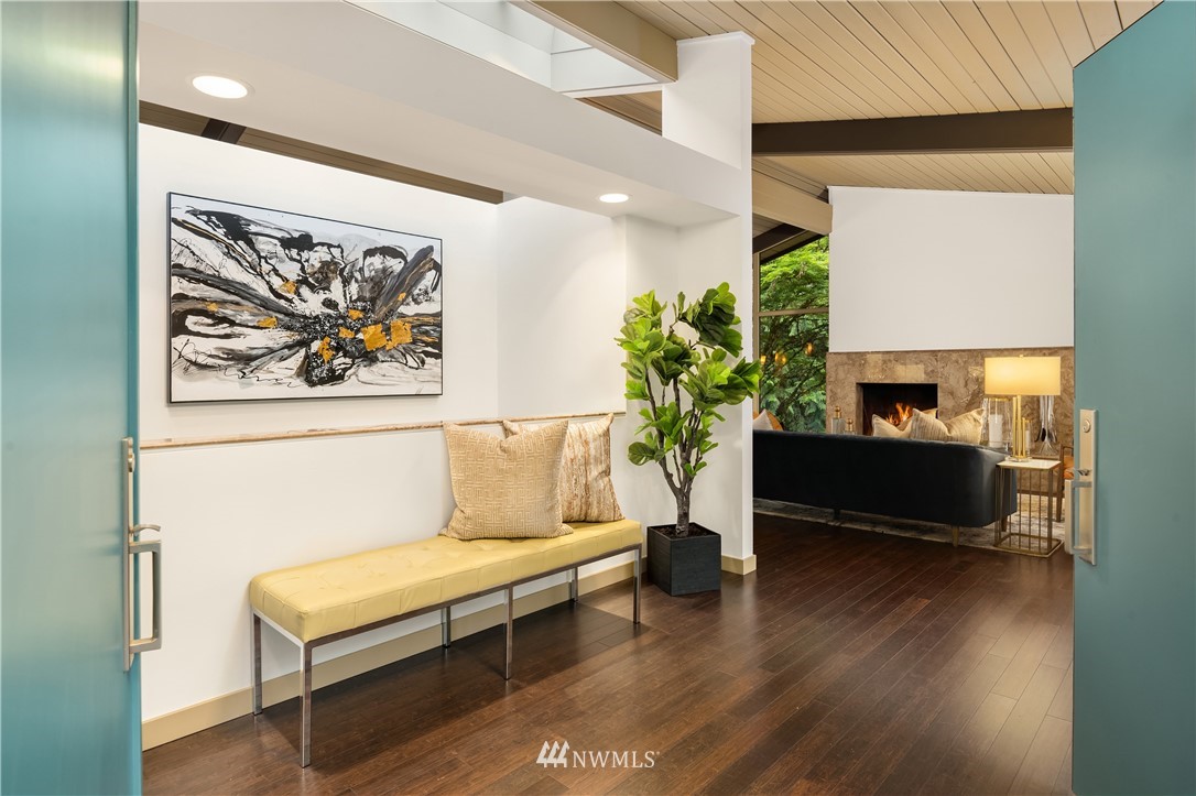 110 Northside Road Bellevue, WA 98004 - Photo 6 of 37 a living room with furniture and a potted plant