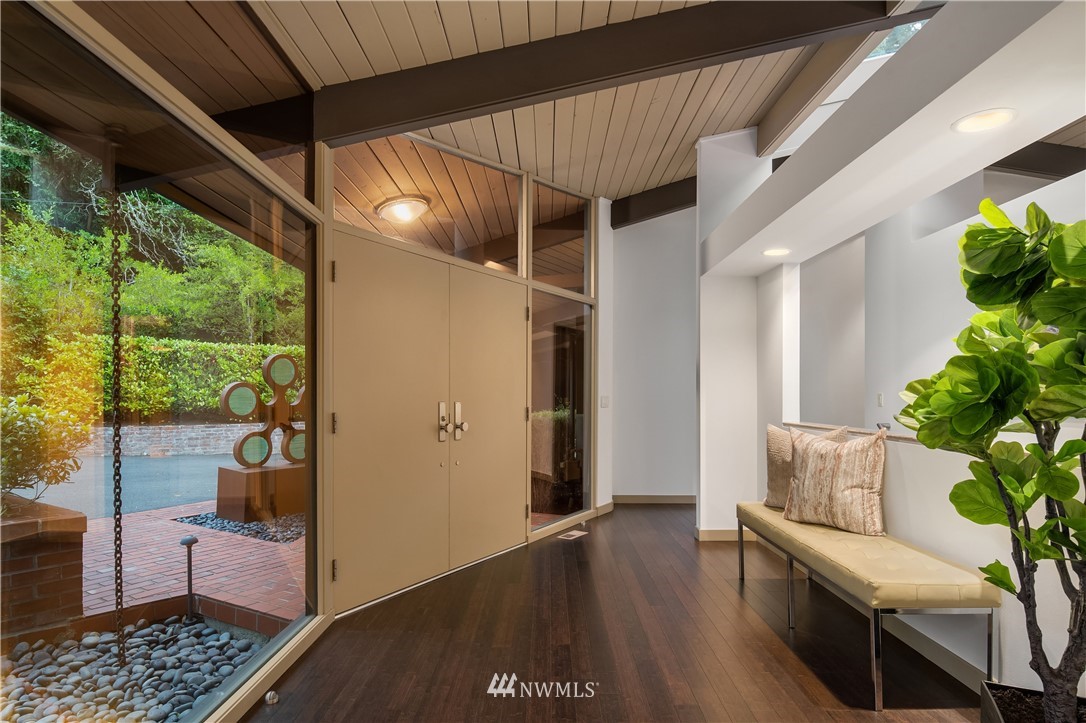 110 Northside Road Bellevue, WA 98004 - Photo 7 of 37 a view of an entryway with wooden floor