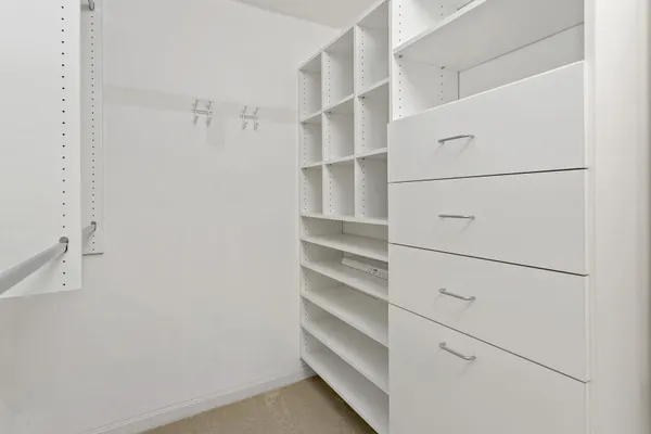 a view of walk in closet