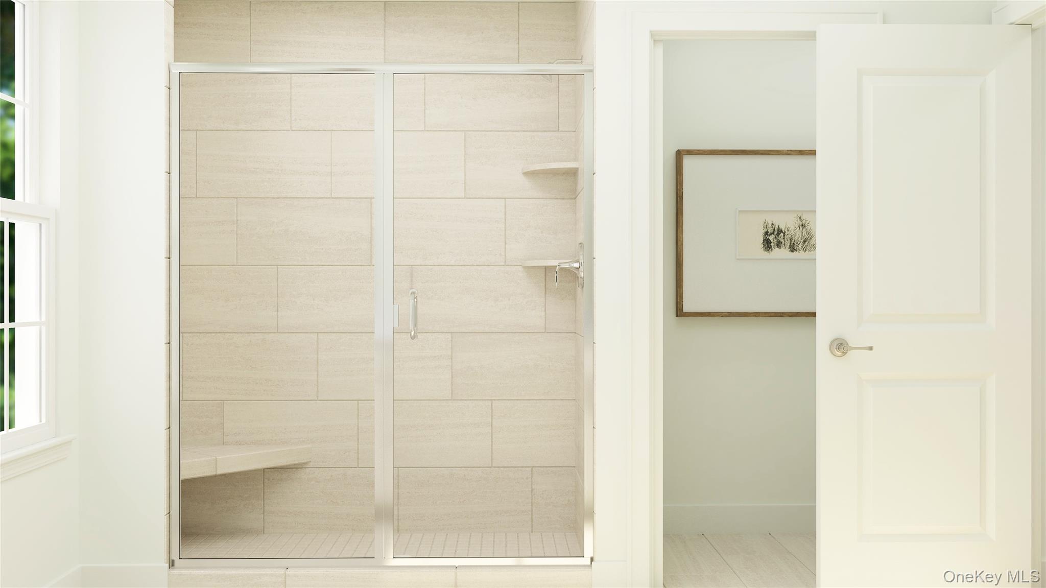 121 Pine Ridge Road Tuxedo Park, NY 10987 - Photo 16 of 28 a bathroom with a shower and a sink