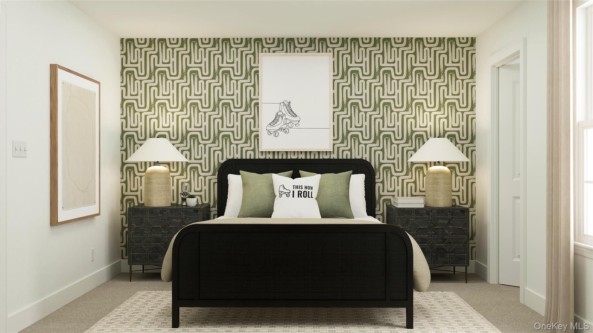 121 Pine Ridge Road Tuxedo Park, NY 10987 - Photo 20 of 28 a bedroom with a bed and a mirror