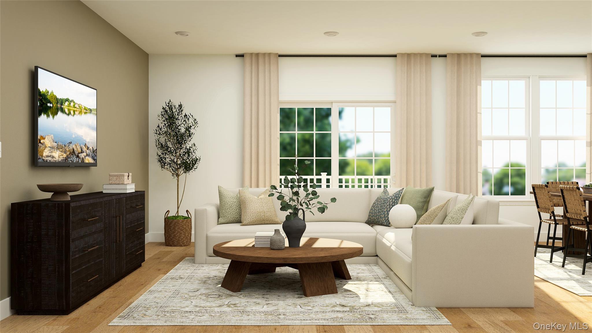 121 Pine Ridge Road Tuxedo Park, NY 10987 - Photo 6 of 28 a living room with furniture and a large window