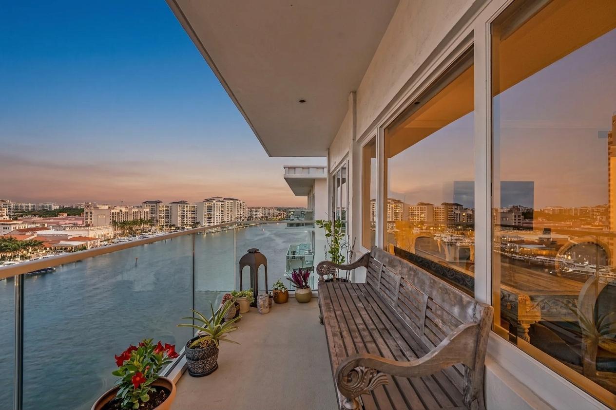 701 East Camino Real, Unit 12G Boca Raton, FL 33432 - Photo 79 of 82 a view of a balcony with furniture